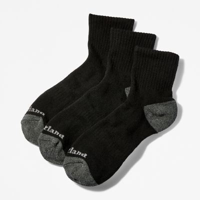 Men's Essential Quarter Crew Socks (3-Pack)