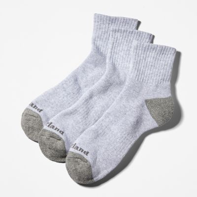 Men's 3-Pack Ridgevale Core Full-Cushion Ribbed Quarter Socks
