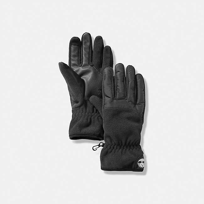 Timberland Men's Fleece Commuter Gloves with Touch Tips Alloy Grey, Size L/XL