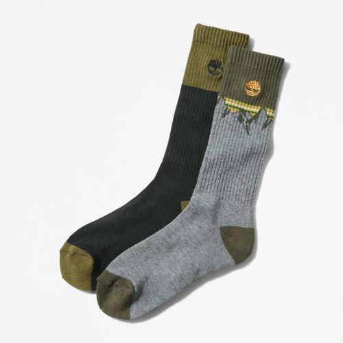 2-Pack Top-Stripe Boot Socks