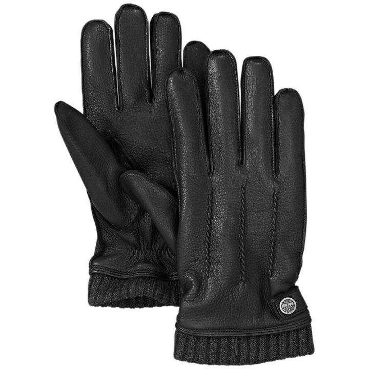 Men's Sweater Cuff Leather Gloves | Timberland US Store