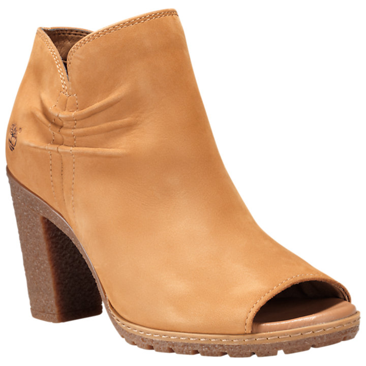 Women's Glancy Ruched Peep-Toe Boots | Timberland US Store