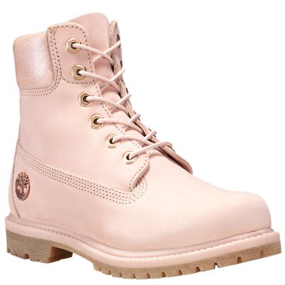 black and rose gold timberland boots