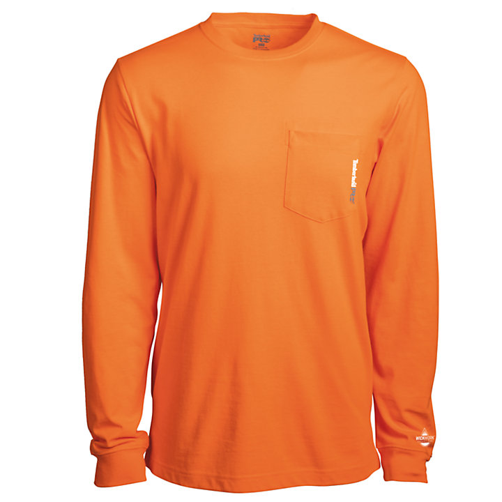 Men's Timberland PRO® Long Sleeve Base Plate Wicking T-Shirt ...