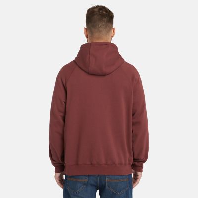 Burgundy timberland clearance hoodie