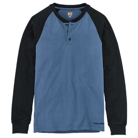 Men's Timberland PRO® Cotton Core Long Sleeve Henley Shirt