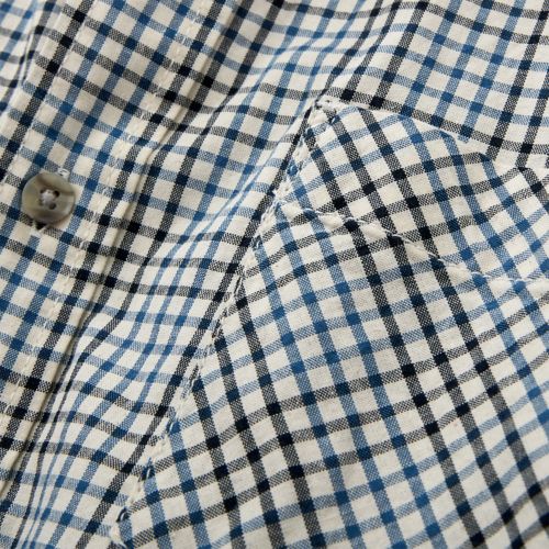 Men's Perry Stream Mini Check Raw Cotton Shirt | Timberland US Store