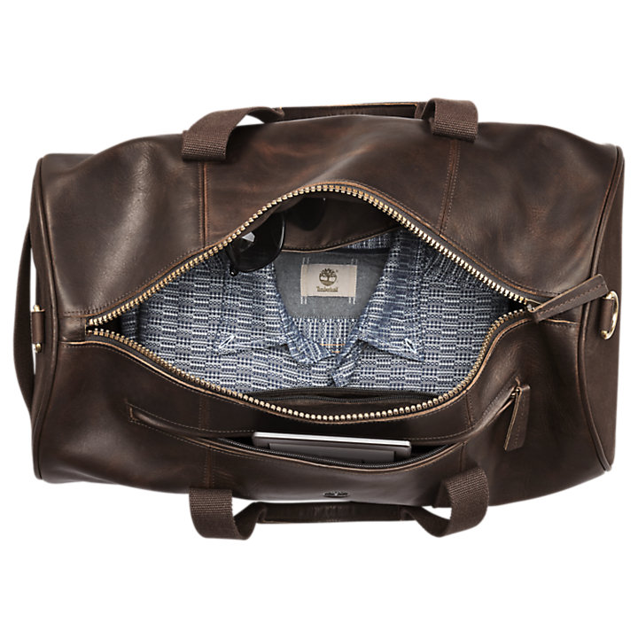 Timberland | Men&#39;s Tuckerman Leather Duffle Bag