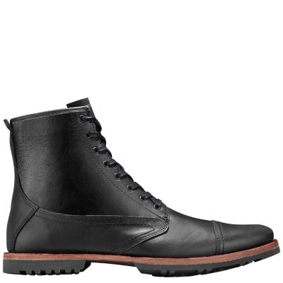 timberland black steel toe cap boots
