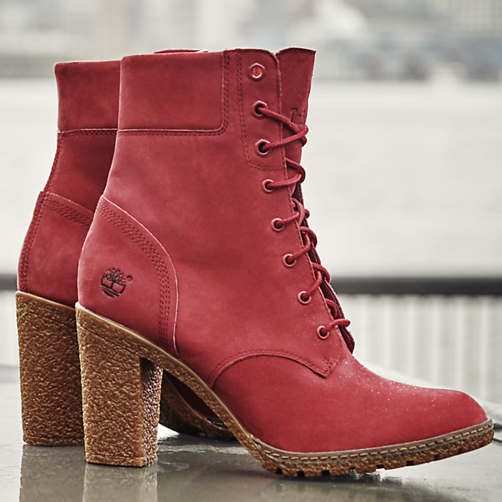 Women's Ruby Red Glancy 6-Inch Boots | Timberland US Store