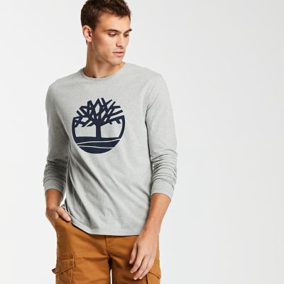 Men's Long Sleeve Tree Logo Ringer T-Shirt | Timberland US Store