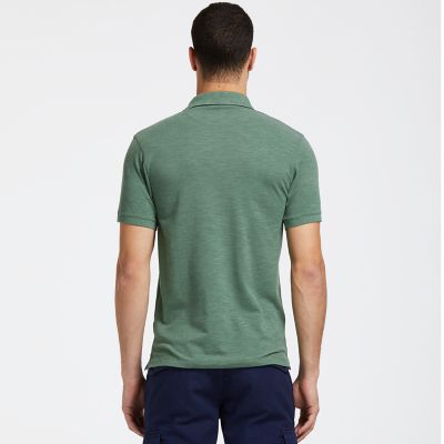 Timberland | Men's Slim Fit Indigo Pique Polo Shirt