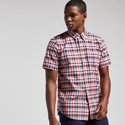 Men's Small Check Madras Shirt | Timberland US Store