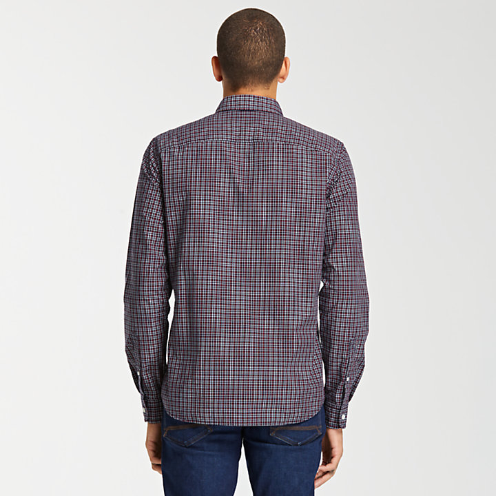 Timberland | Men's Slim Fit Mini Check Poplin Shirt