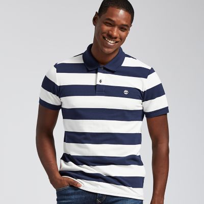 Men S Millers River Striped Rugby Shirt Timberland Us Store