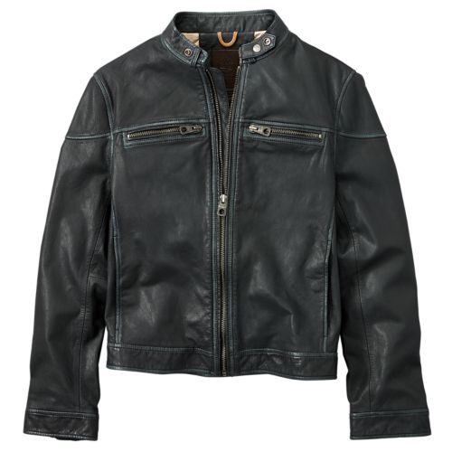 Men's Kinsman Mountain Leather Bomber Jacket-