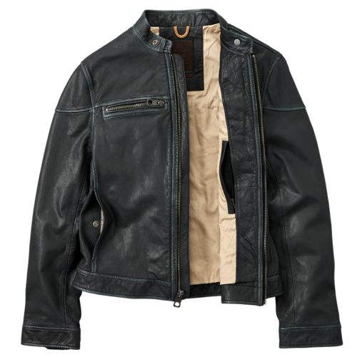 Men's Kinsman Mountain Leather Bomber Jacket-