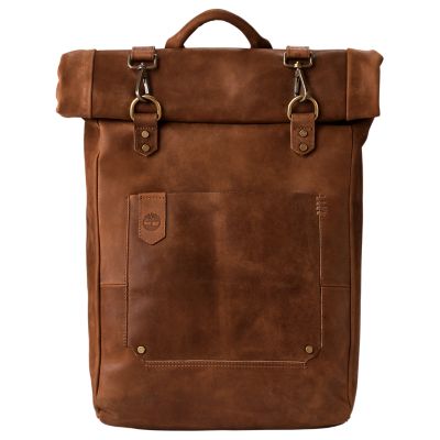 Walnut Hill 24-Liter Water-Resistant Roll-Top Leather Backpack | Timberland Store