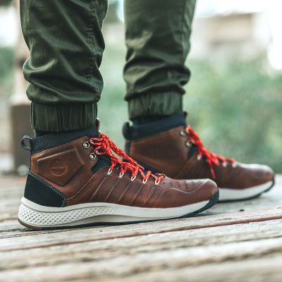 timberland flyroam leather hiker leder sneaker boots