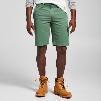timberland with shorts