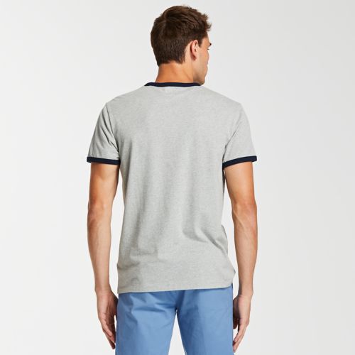 Men's TBL® Linear Logo Ringer T-Shirt | Timberland US Store