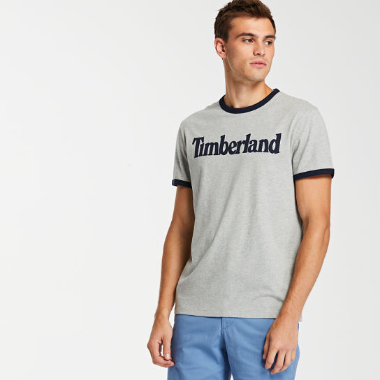Men's TBL® Linear Logo Ringer T-Shirt