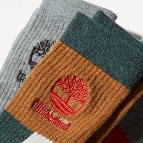 Men's 2-Pack Colorblocked Sport Crew Socks-