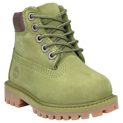 green toddler timberlands