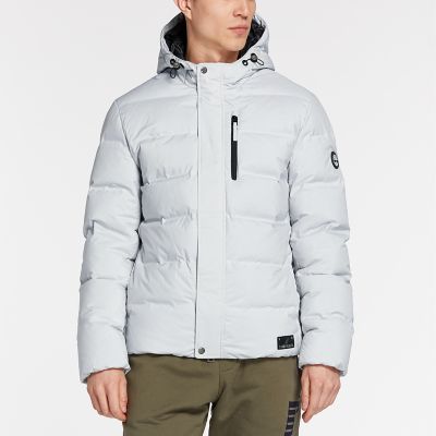 grey timberland jacket