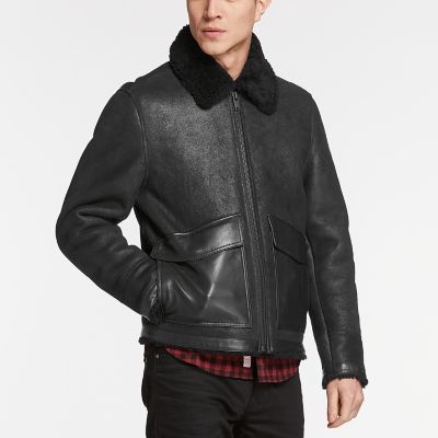 Timberland | Men's Shearling Leather Jacket