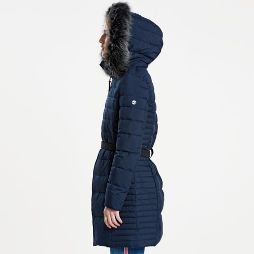 Women's Long Quilted Down Jacket-
