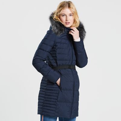 Women's Long Quilted Down Jacket