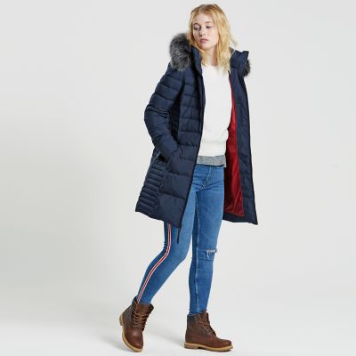 Women's Long Quilted Down Jacket