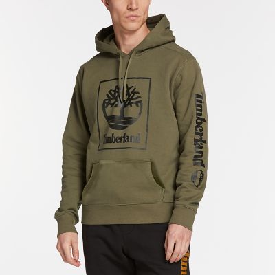 timberland olive green hoodie