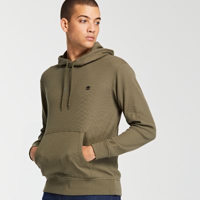 waffle knit hoodie mens