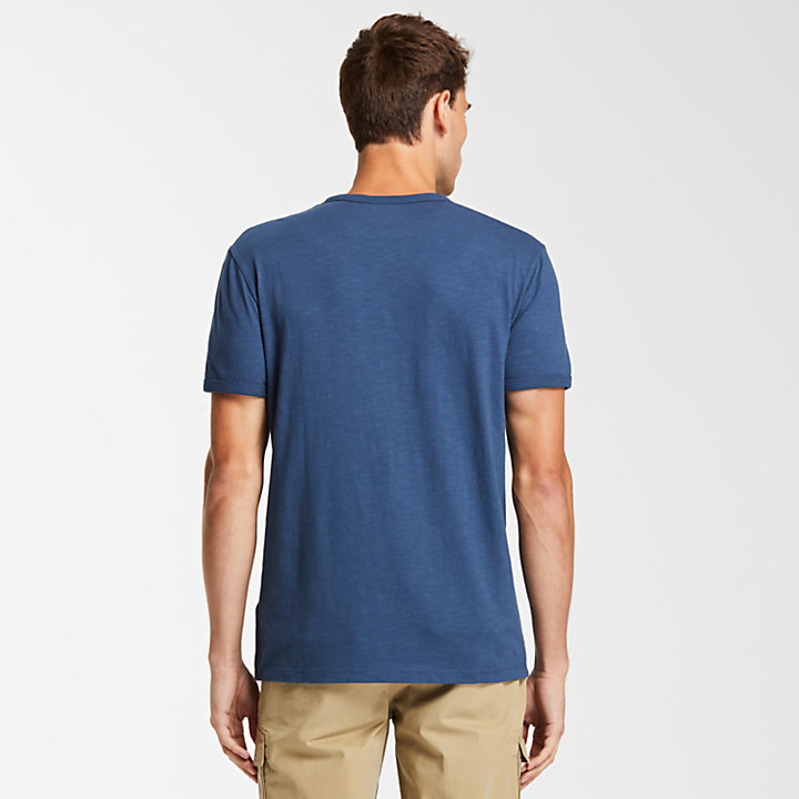Timberland | Men's Script Logo Ringer T-Shirt