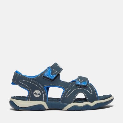 Youth Adventure Seeker 2-Strap Sandals Navy | Timberland US
