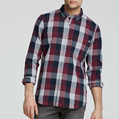 timberland checkered shirt