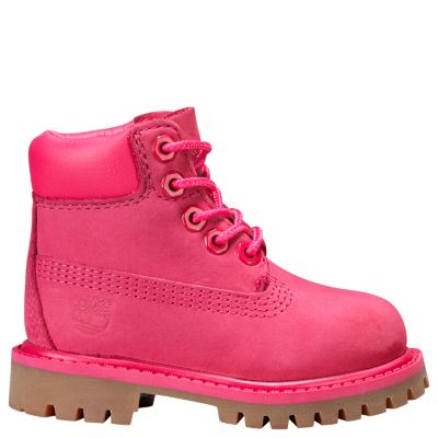 junior timberland boots pink