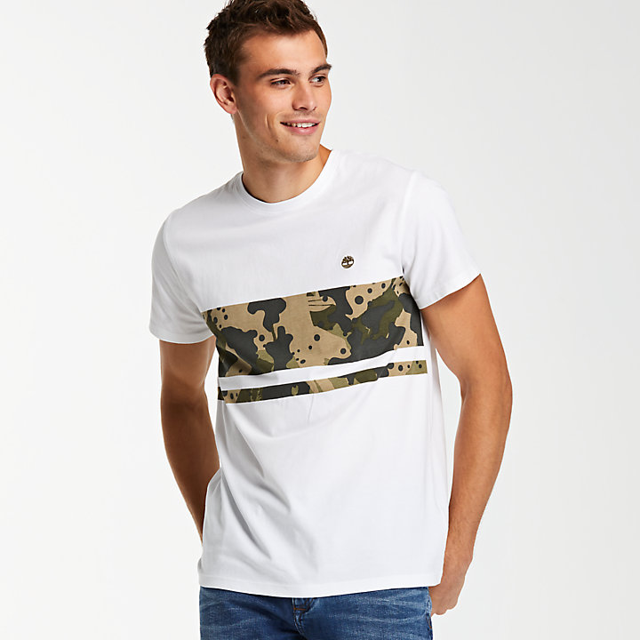 Men's Color Block Camo T-Shirt-