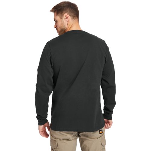 Men's Timberland PRO® Big & Tall Base Plate Long-Sleeve Wicking T-Shirt ... Tall Long Sleeve T Shirts Mens