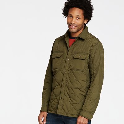 timberland lightweight quilted jacket