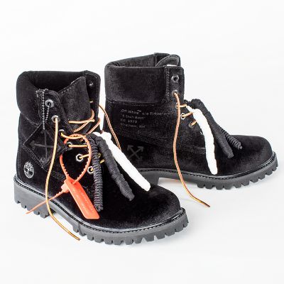 off white timbs black