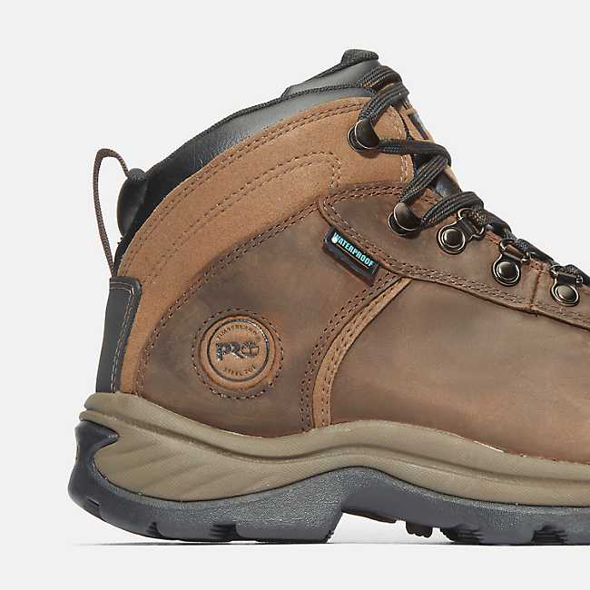 Men's Timberland PRO® Flume Work Waterproof Steel-Toe Hiking Boot