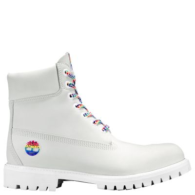white timberland boots mens