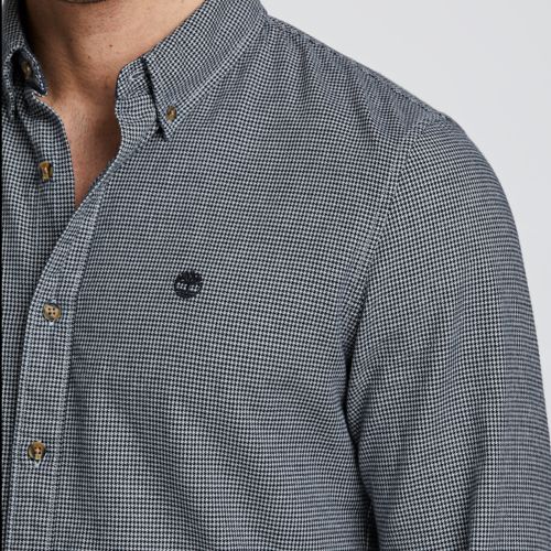 Timberland | Men's Slim Fit Twill Houndstooth Shirt