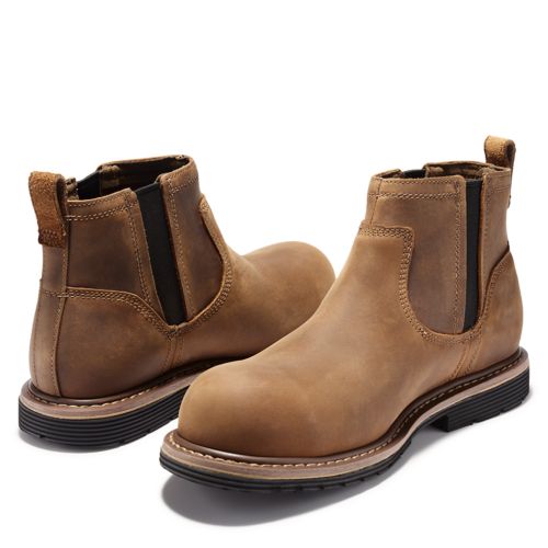 Men's Timberland PRO® Millworks Chelsea Comp Toe Boots-