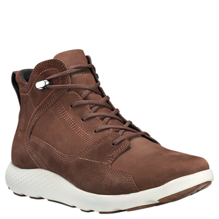 Men's FlyRoam™ Leather Sneaker Boots | Timberland US Store
