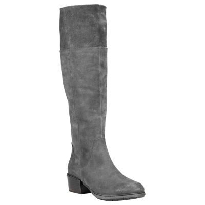 grey suede boots womens