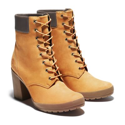 timberland female heel boots